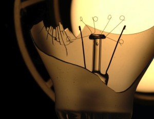 Broken ideas - light bulb